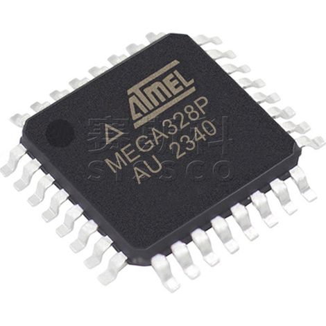 Electronic components, chips and electronic components ATMEGA328P-AU and ATMEGA32L-8AU, 5 units per pack.