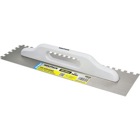 Grand peigne en acier 480x130 mm. Dents de 10 mm.