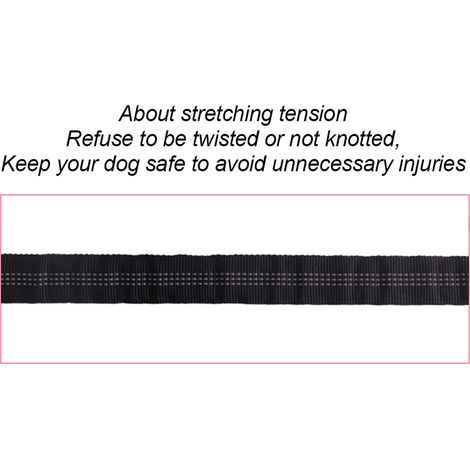 Un remorquage deux laisse 2 corde pour chien coussin élastique ceinture de marche Double laisse (1/5)