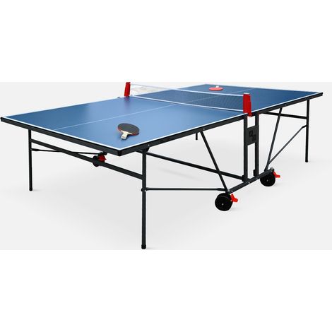 Tavolo da ping pong per interni piegabile con 2 racchette e 3 palline, 274cm (1/5)