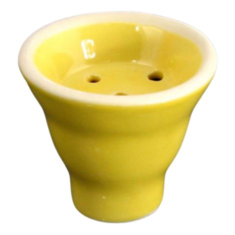 Narghilè per Shisha in ceramica piccolo giallo