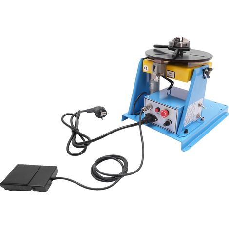 Table tournante, capacité de charge 10 kg (horizontal), capacité de charge 5 kg (vertical), angle de rotation 0-90 degrés, moteur DC 20 W, contrôle de la vitesse 1-12 RPM (1/5)