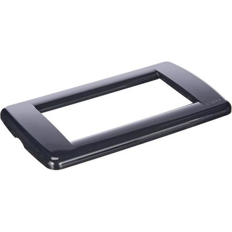 Plaque De Recouvrement - 4 Modules - Gris Graphite - 148x82x9 Mm - Unité (1/2)