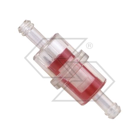 Filtro rosso carburante universale benzina motore MOTOCOLTIVATORE MOTO TAGLIAERBA