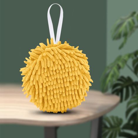 Serviette De Main Suspendue - Éponge Intégrée Absorbante - Pour Cuisine Et Salle De Bain - Lot De 1 (1/2)
