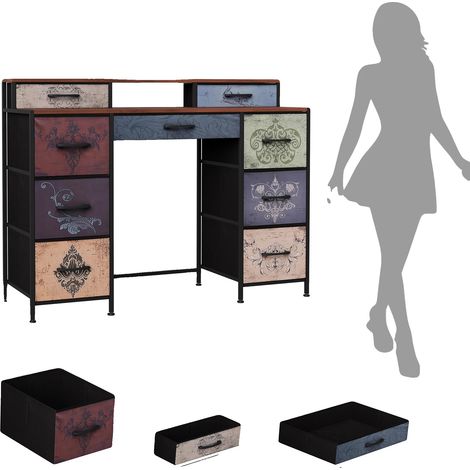 Coiffeuse, Solutions de Rangement Amples, Design Minimaliste Moderne, Plusieurs couleurs (1/2)