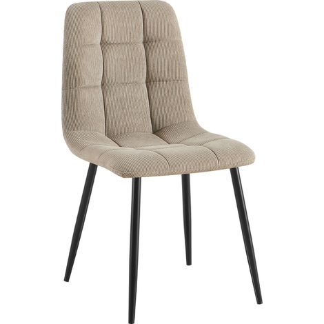 Esszimmerstuhl Antibes Cordbezug taupe