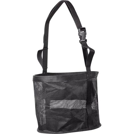 Paquet de Nourriture Ajustable pour Cheval en Maille Polyester et Nylon, Paquet de Ration Stable et Portable pour Alimentation Équestre en Écurie (1/5)