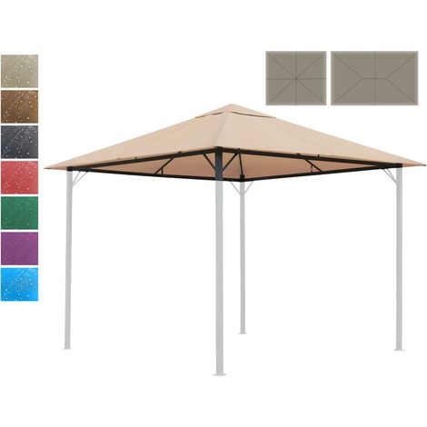 Ersatzdach für Garten Pavillon 3x3m Grün Pavillondach Ersatzbezug (1/5)