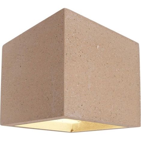 Applique murale beton cubique cube beige - deko light (1/3)