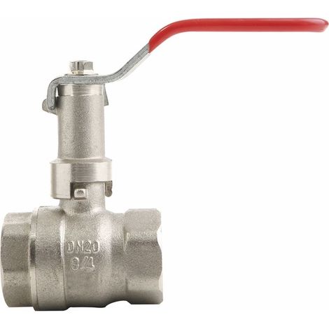 Valvola a sfera FF con maniglia allungata PN 40 3/4"