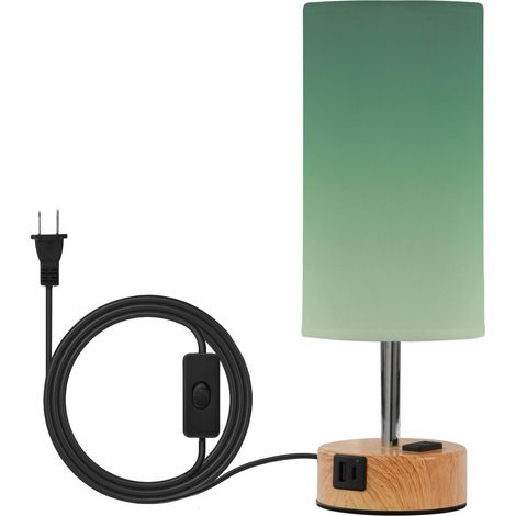 JUNZAN Lampes de table ferme chevet avec ports USB C + A Ampoules (1/5)