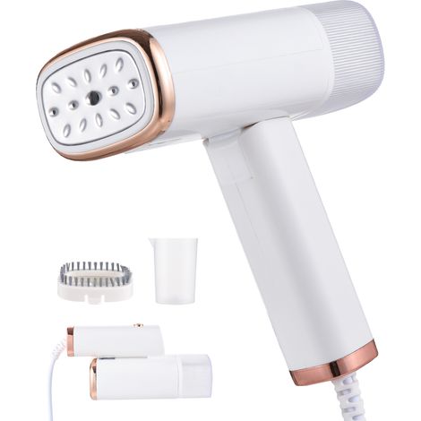 Défroisseur vapeur puissant pour vêtements et tissus, 1000W, réservoir d'eau de grande capacité de 120ml, chauffage rapide en 20s (1/5)