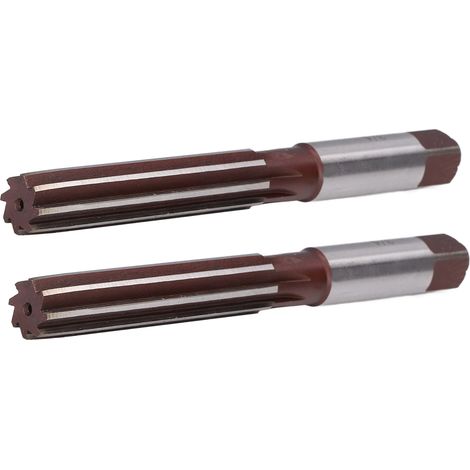 Lot de 2 Alésoirs à Main 6 Lames 3/4in Acier 9SiCr pour Bois Métal Plastique (1/5)