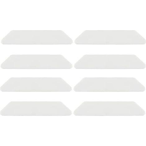 Alfombra antideslizante, 8 piezas alfombra antideslizante lavable para alfombra, doble cara, reutilizable (1/5)
