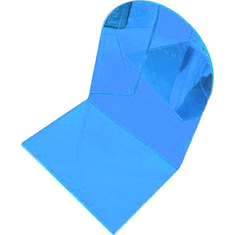 Dicke, rutschfeste, transparente Acryl-Buchstützen in L-Form, für Büroregale und zur Aufbewahrung von Büchern (Youth Orchid) (1/5)