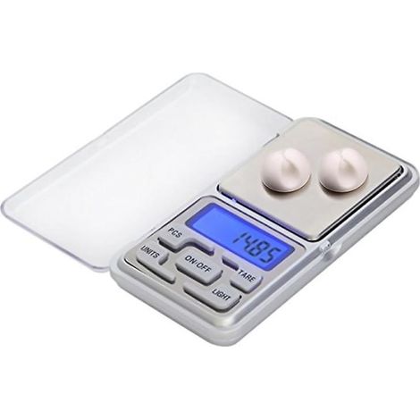 Balance électronique de poche haute précision, capacité 500 g, précision 0,01 g, pour bijoux et café (1/3)