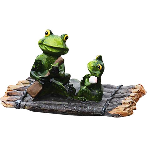 Statue Animal - Sculpture Résine Flottante pour Étang Extérieur - Décoration de Jardin, Terrasse ou Balcon - 1 Pièce (1/4)