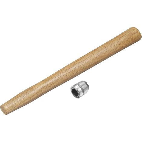 En Bois 11.6" Manches De Remplacement En Bois Pour Maillet  Avec Cales Rondes Pour Tête Ronde Octogonale 1lb, Charpente Menuiserie Construction Bricolage Outils De Hache Maillet (1/5)