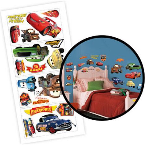 Stickers repositionnable Cars Disney (1/5)