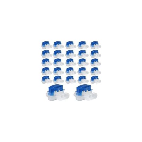 40 Stück Roboter-Rasenmäher-Kabelstecker, gefüllt mit Original-Harzgel, wasserdichter 314-Stecker für Automower-Roboter-Rasenmäher-Stecker – wasserdicht, sicher, kein Abisolieren erforderlich