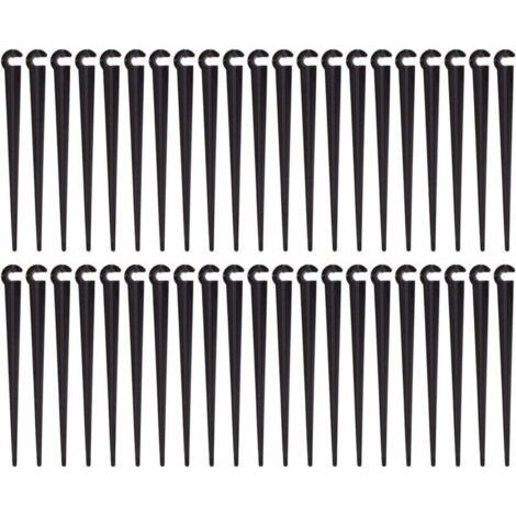 Stützpfähle für Bewässerungsrohre, Rohrstützpfähle für 47 mm PVC-Bewässerungsrohre, 100 Stück (1/5)