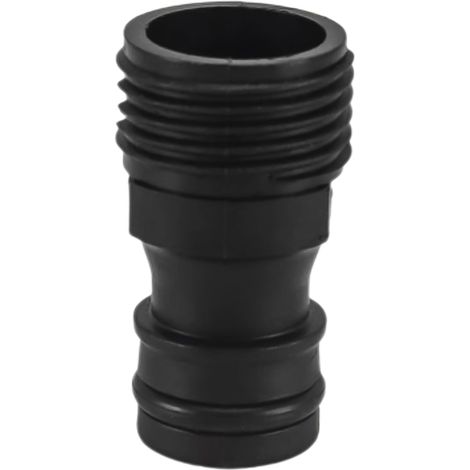 Raccord de tuyau, mamelon mâle 1/2", kit d'adaptateurs universels à raccord rapide en PP pour tuyaux d'arrosage, robinets et machines à laver (accessoires pour lavage de voiture) (1/5)
