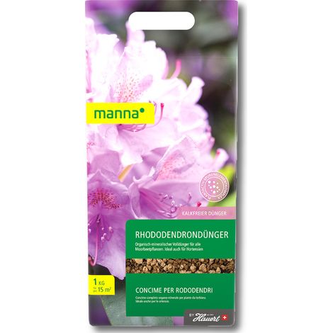 Hauert MANNA Rhododendrondünger 1 kg Azaleendünger Erikendünger Morbeetpflanzen