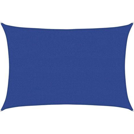 Vela Parasole  Telo Ombra  Parasole a Vela 160 g/m² Rettangolare Blu 4x5 m in HDPE (1/5)