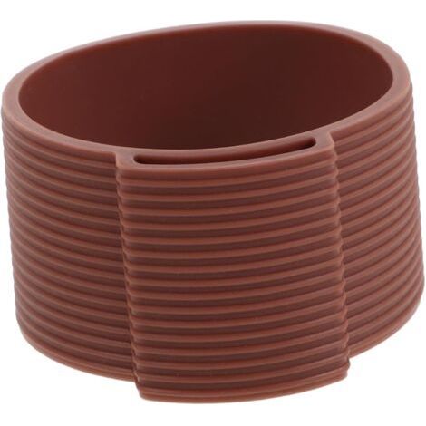 Ciel-Moulin à café manuel avec étui en silicone portable pour moulin à café en acier, accessoires de broyage manuel (marron 1 pièce) (1/5)