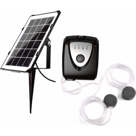 Aérateur solaire de bassin 3,5 W avec batterie de 4000 mAh e USB
