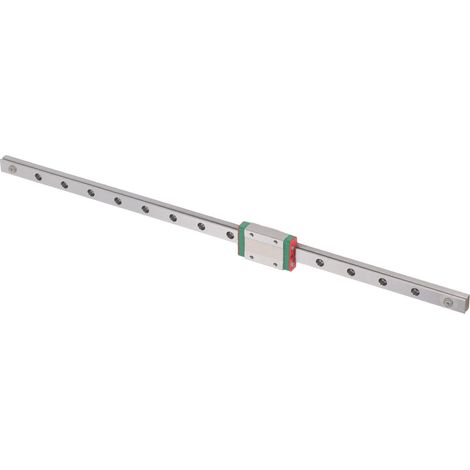 Bloc de roulement pour rail de guidage linéaire imprimé en 3D, haute vitesse et faible bruit, bloc coulissant de guidage linéaire MGN12H 400