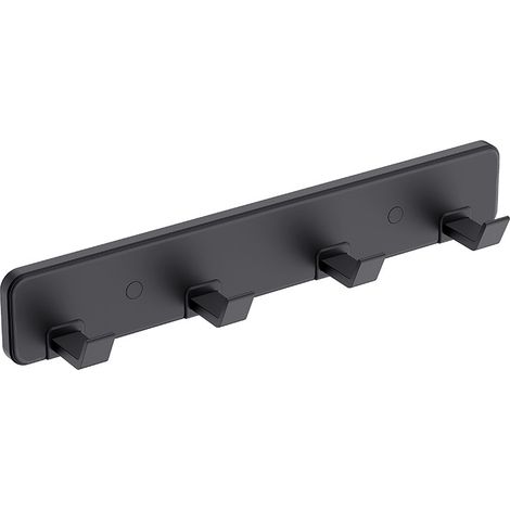 Aquasanit Blend barra porta abiti a 4 posti nero opaco codice prod: A212240NE (1/3)