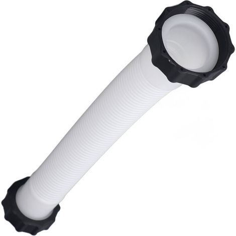 Jeffergarden Tuyau de remplacement de pompe de piscine pour Intex Tuyau de remplacement de piscine de diamètre 1,5 po pour piscines hors sol Blanc 0,4 m / 1,3 pi (1/5)