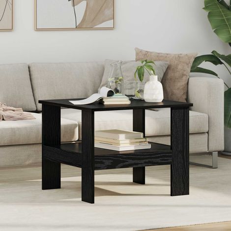 Couchtisch Schwarz Eichen-Optik 57 x 55 x 45 cm Holzwerkstoff
