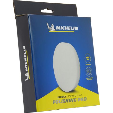 Michelin – Disque mousse de polissage 180 mm – Auto-agrippant en polyester – Action anti-rayure pour finition impeccable – Pour carrosserie
