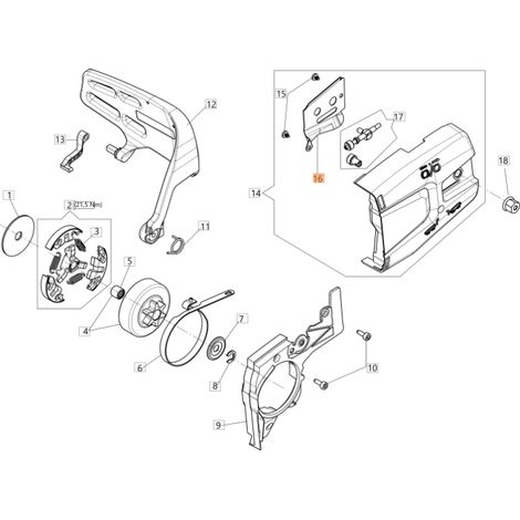 ORIGINAL OLEOMAC Sägeblatt für Kettensäge GST 360 50270028R