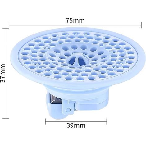 (B)Sewer Anti-odor Anti-insect Floor Drain Bathroom Kitchen Anti-insect Cover Floor Drains Universal Drainage Hair Sink Strainer (1/4)