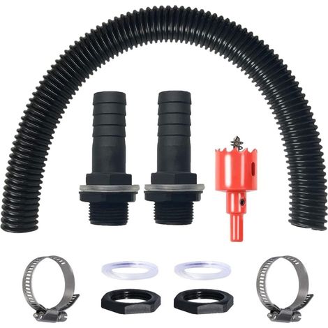 Anschlussset für Wassertanks, 25-mm-Wassertankanschluss, Regenwassertankanschluss. (1/5)