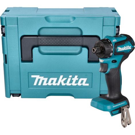 Makita DDF 083 ZJ Trapano avvitatore a batteria 18 V 40 Nm 1/4'' brushless + Makpac - senza batteria, senza caricabatteria