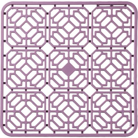 Tapis d'évier en silicone pour évier de cuisine Grille de protection pliable résistante à la chaleur Grille de séchage antidérapante pour fond d'évier en porcelaine en acier inoxydable de ferme (1/4)