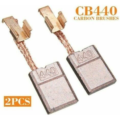 Carbon Brushes for Makita CB-440 Motor - Compatible with 18 DHP456, DDF456, BDF452, DTD14 (1/4)