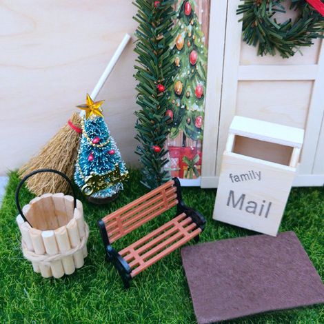 Ensemble de Lutins Miniatures pour Maison de Poupée Décor de Jardin Ornements Accessoires (1/2)