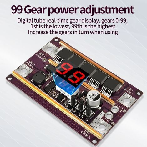 Mini-Punktschweißgerät mit 99 einstellbaren Stufen für Li-Ionen-Akkus (1/3)