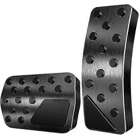 pièce pour Dodge Durango 2011-2021/Jeep Grand Cherokee 2011-2021 : couvre-pédales d'accélérateur et de frein, accessoire auto en alliage d'aluminium (1/5)