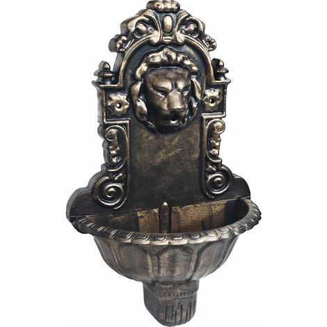 Maison Exclusive - Fontana a Muro Design a Testa di Leone Bronzo (1/5)