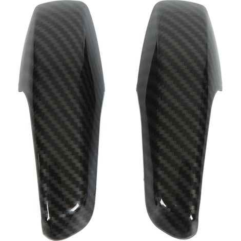 Habillage Intérieur de Poignée de Porte en Fibre de Carbone ABS 2 pièces Compatible Smart Fortwo W451 Facelift 2011‑2014 (1/5)