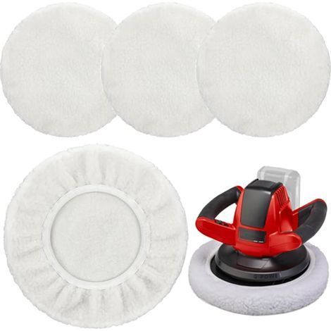4 Pièces Bonnet Polisseuse,220mm-250mm Bonnet de Polissage Voiture,Tampons de Polissage,Pad Polissage,Peaux à Polir Tampons de Polissage (1/5)