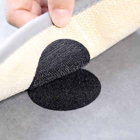 20 Stück selbstklebende, rutschfeste Teppichstopper – waschbare & wiederverwendbare Universal-Pads für Teppiche, Sofas & Kissen, runde Anti-Rutsch-Unterlage für Haushalt & Wohnen