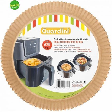 Pirottoni Guardini carta Airfryer Ø 20 cm 50 pezzi